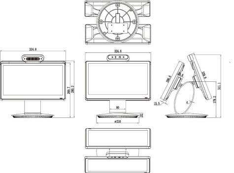 All in One Touch POS Hardware Point of Sale Retail Software Loss Protection Field