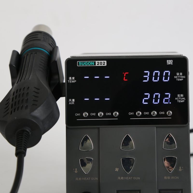 Professional Soldering Station - LCD Display & Precise Temp Control