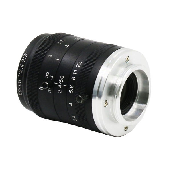 Объектив C-Mount 50mm F2.4 10MP для машинного зрения