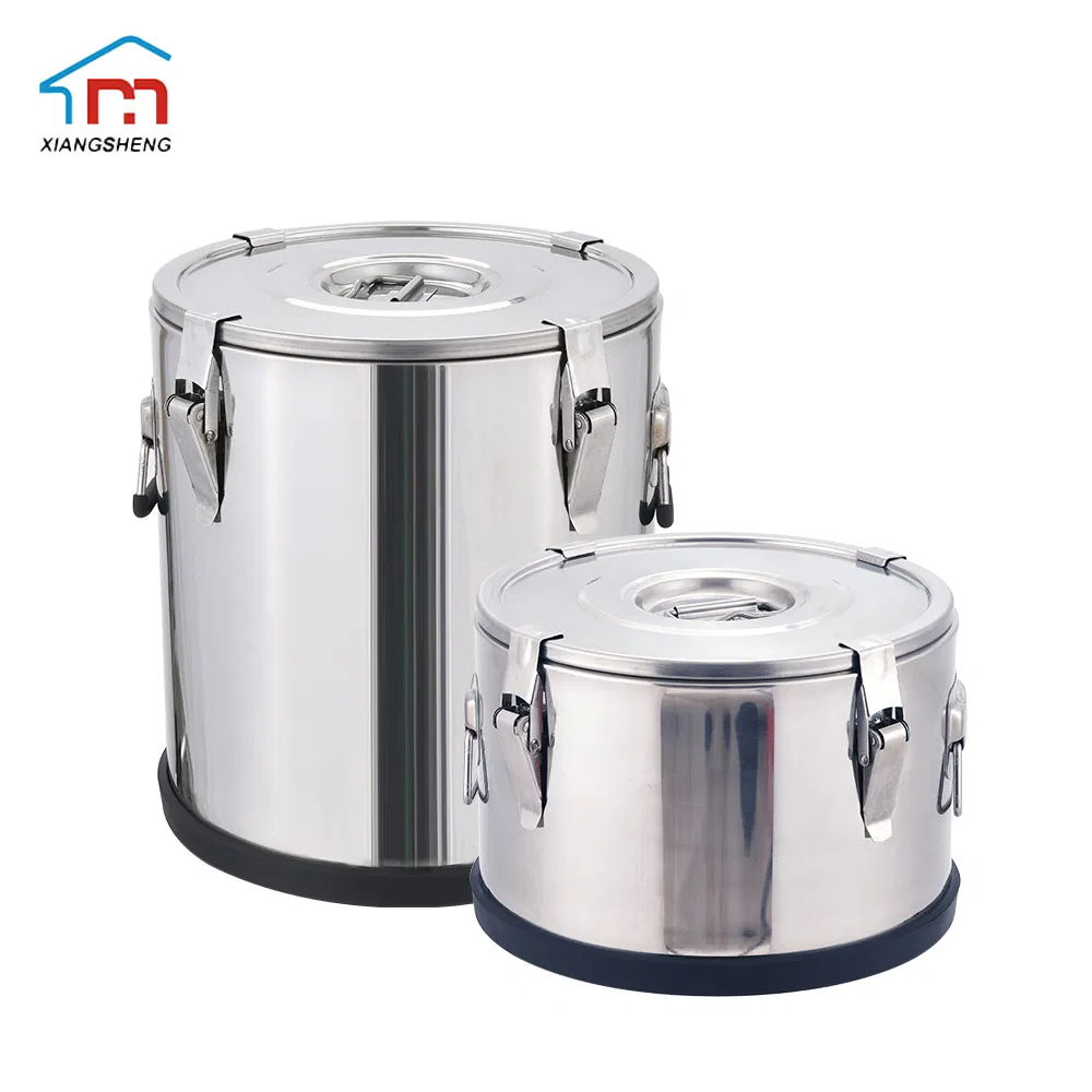 Xiangsheng Large Capacity Stainless Steel Keep Food Warm Transport Container