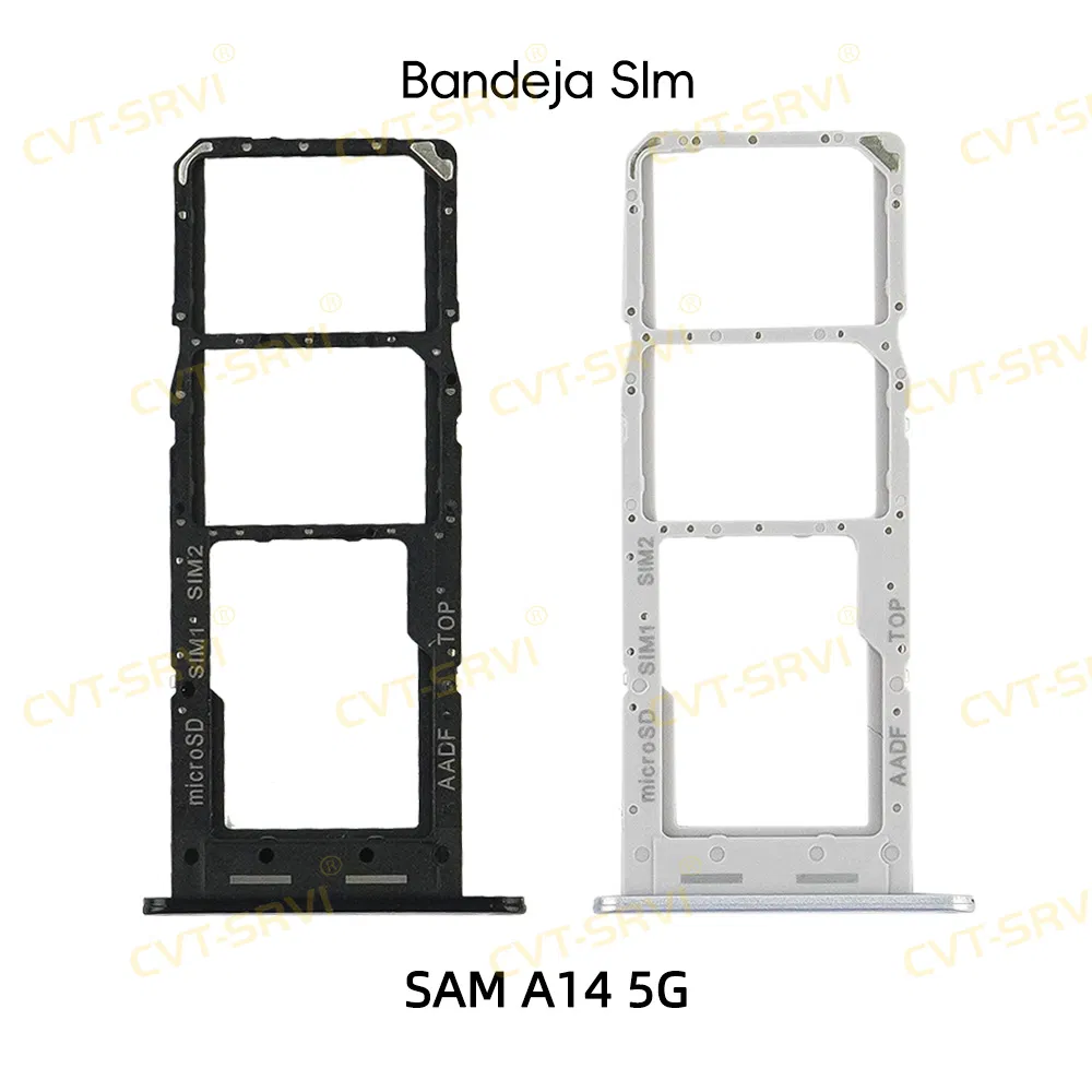 CVT Bandeja SIM Wholesale Price SIM Card Tray SIM Card Slot Holder for Samsung A14 5g/ A50/ Note 20 Ultra/ S20 Fe/ A20s/ A24 SIM Card Tray Repuestos