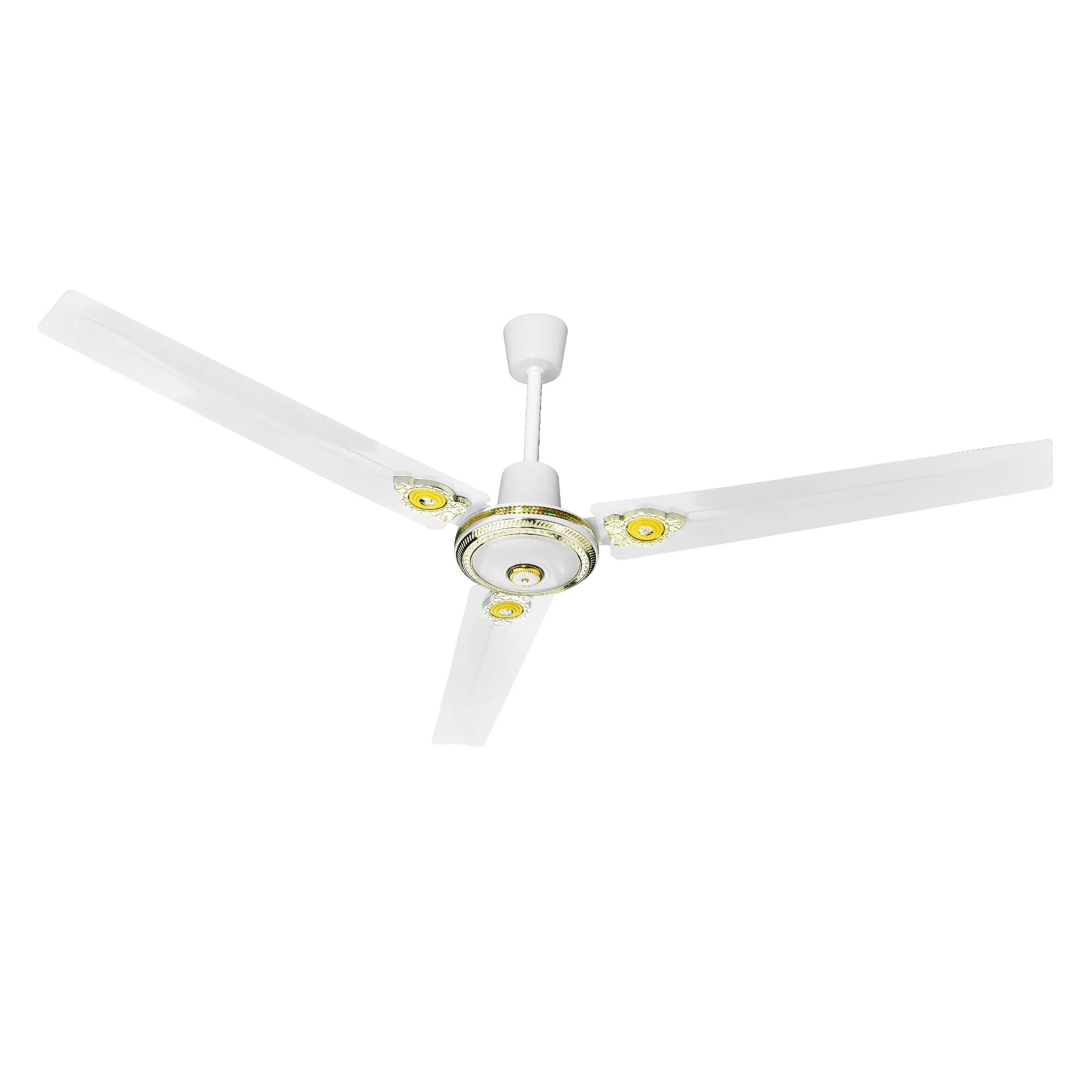 56 Inch 12V DC Adapter with Remote Control Solar Ceiling Fan DC-CF20