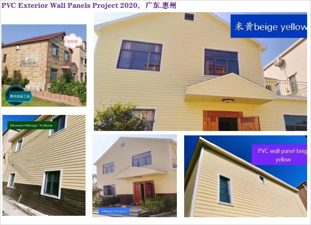 Anti-UV Water Proof Building Material PVC Exterior Siding