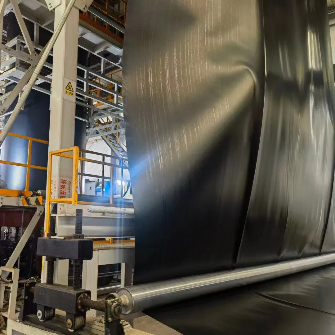 Black HDPE Geomembrane Liner for Aquaculture Pond Linings Protection