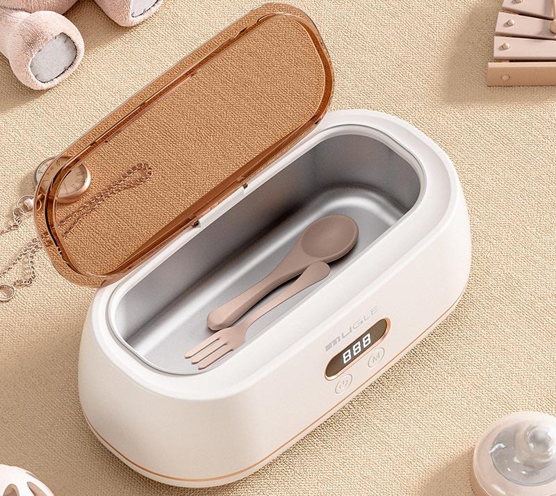 2023 Factory Supplier New Ultrasonic Cleaner Small Portable Household Sunglasses Acetate Glasses Eyeglasses Washer