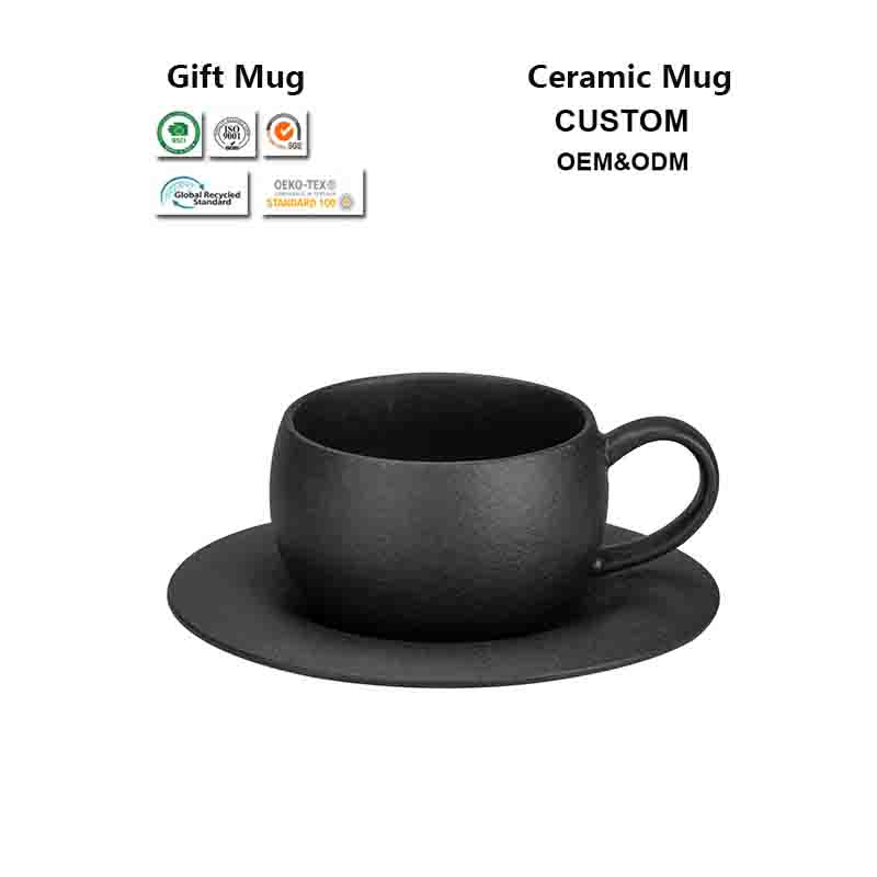 Керамическая кружка 12 oz с матовой глазурью для брендинга