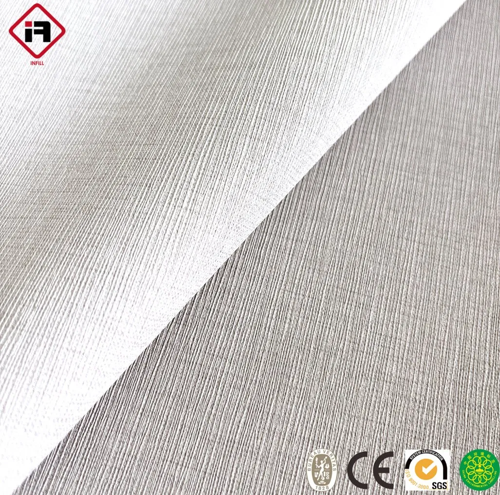 Embossed Wallpaper Inkjet Vinyl Wallcovering 137cm Fireproof and Waterproof Textile Wallpaper PVC Wall Cloth Fabric Wallpaper for Home