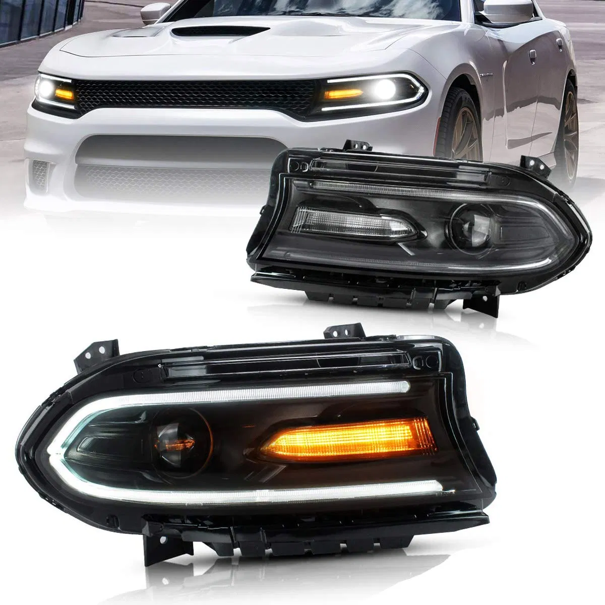Светодиодная фара для Dodge Charger 2015-2020