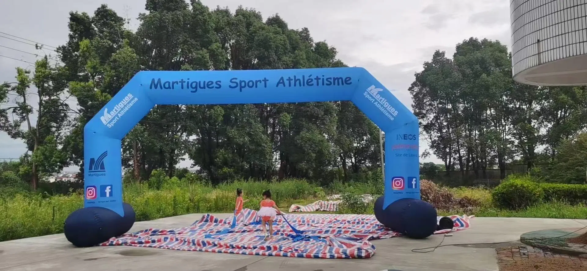 Custom Inflatable Arch Tent with Logo Print