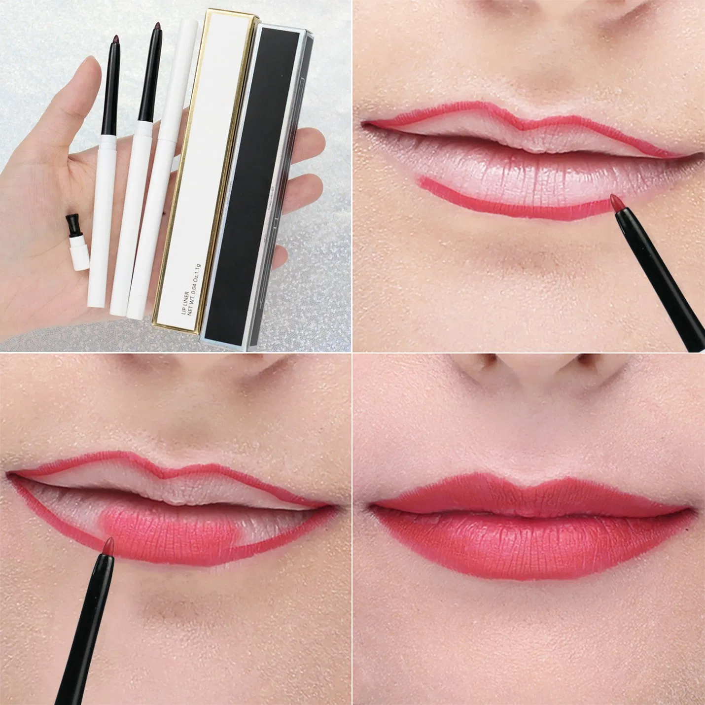 Beauty Supplier 15 Colors Lip Liner Pencil Waterproof Pigmented