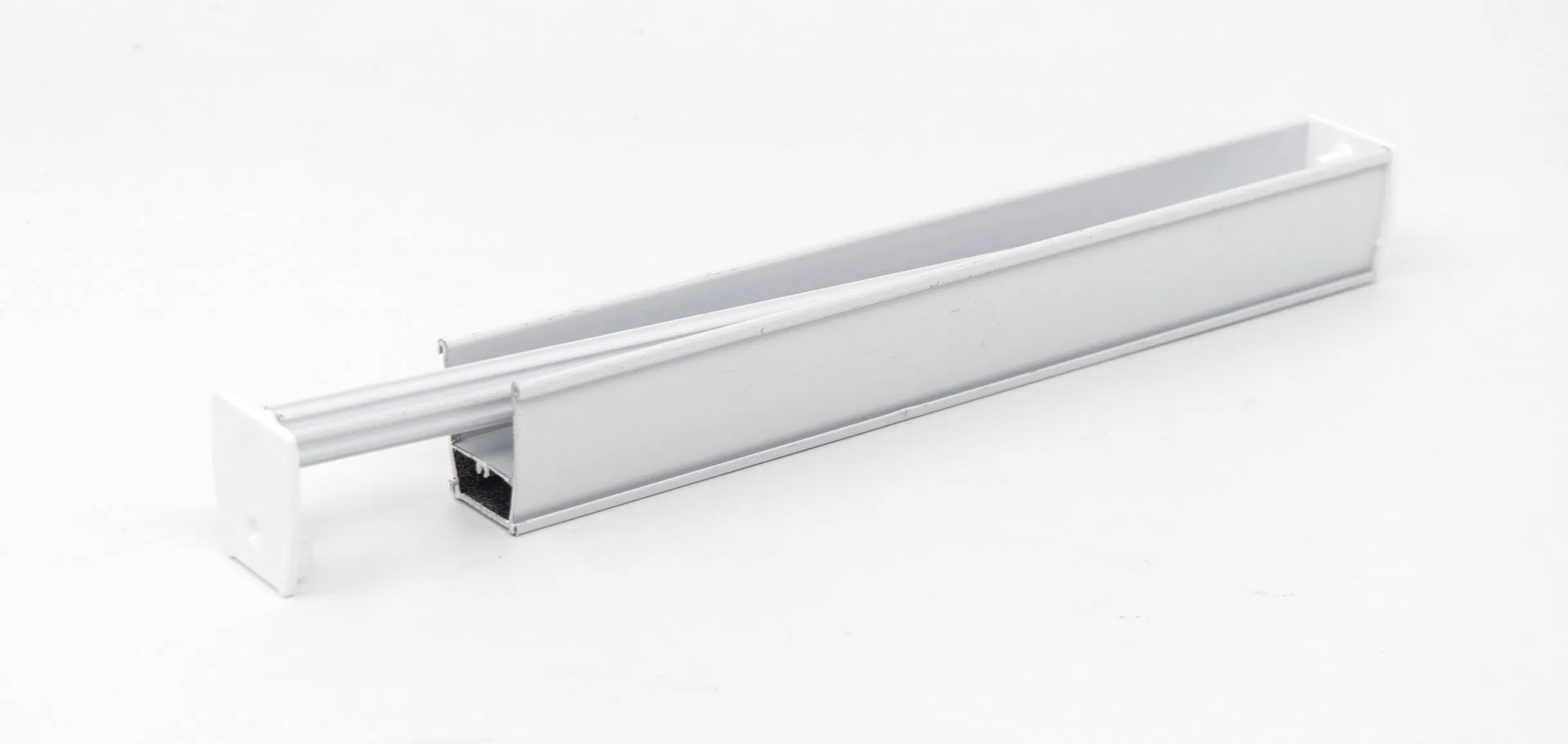 Aluminum Curtain Profile Zebra Blind Top Cover for Roller Shade Blind