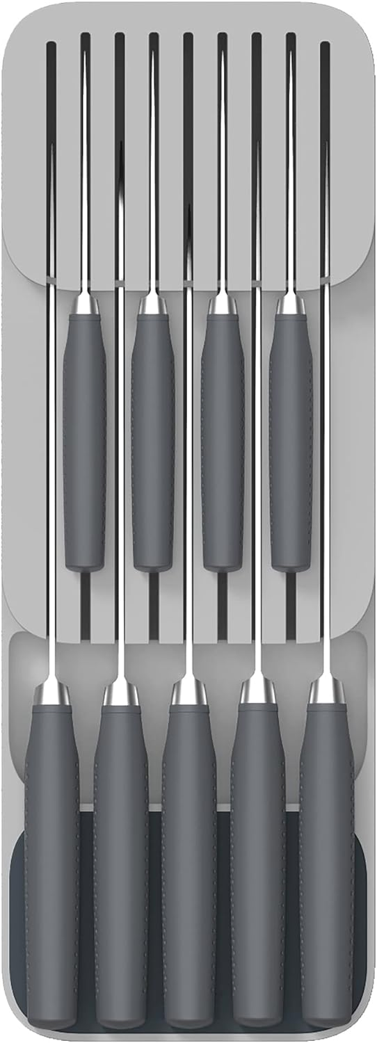 Knife Organizer, Kitchen Organizer & Drawer Storage-Grey