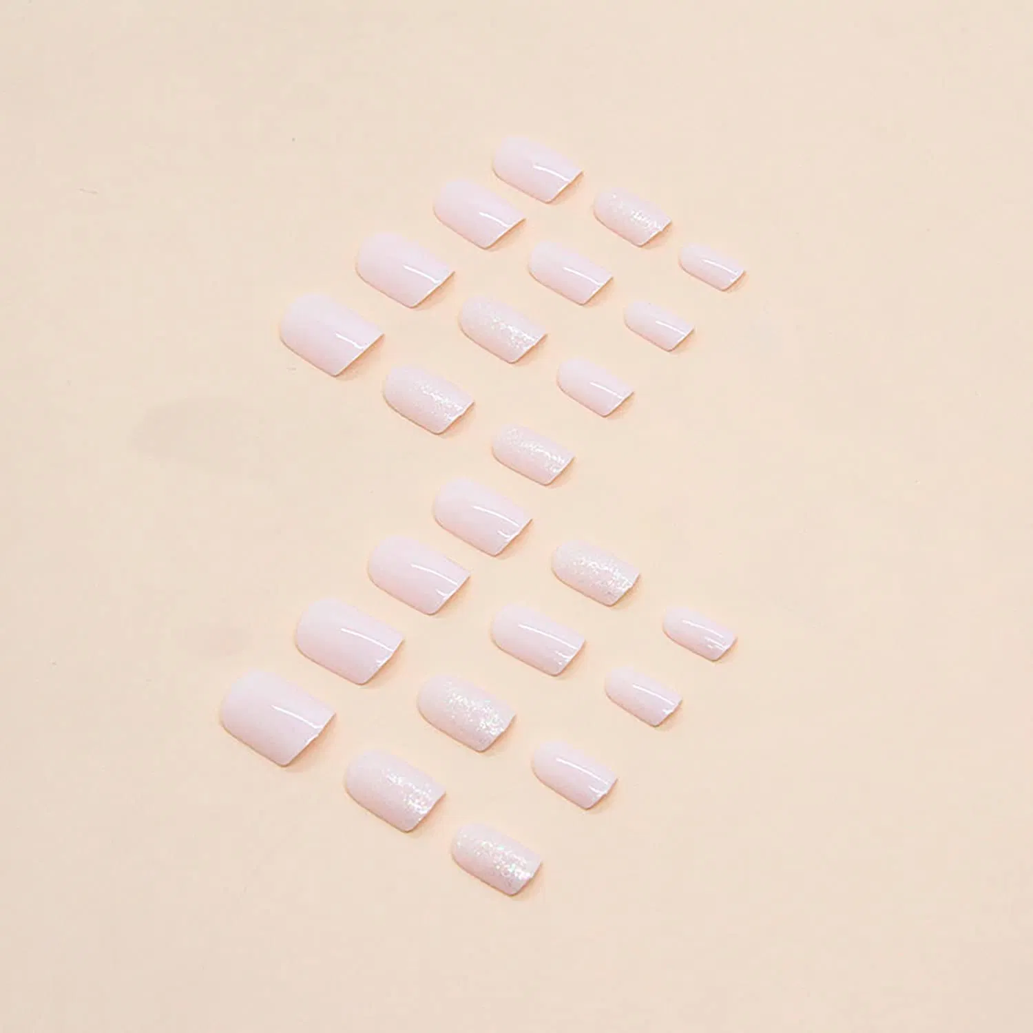 24PCS Press on Nails Press Nail Patch Wearable Nail Reuse (cat's eye)