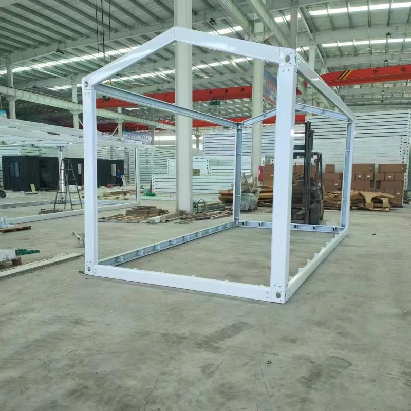 Fast Assemble Low Cost Steel Frame Structure Prefabricated Container Tiny Storehouse Prefab Apartment Modular Residential Green Foldable Mobile House