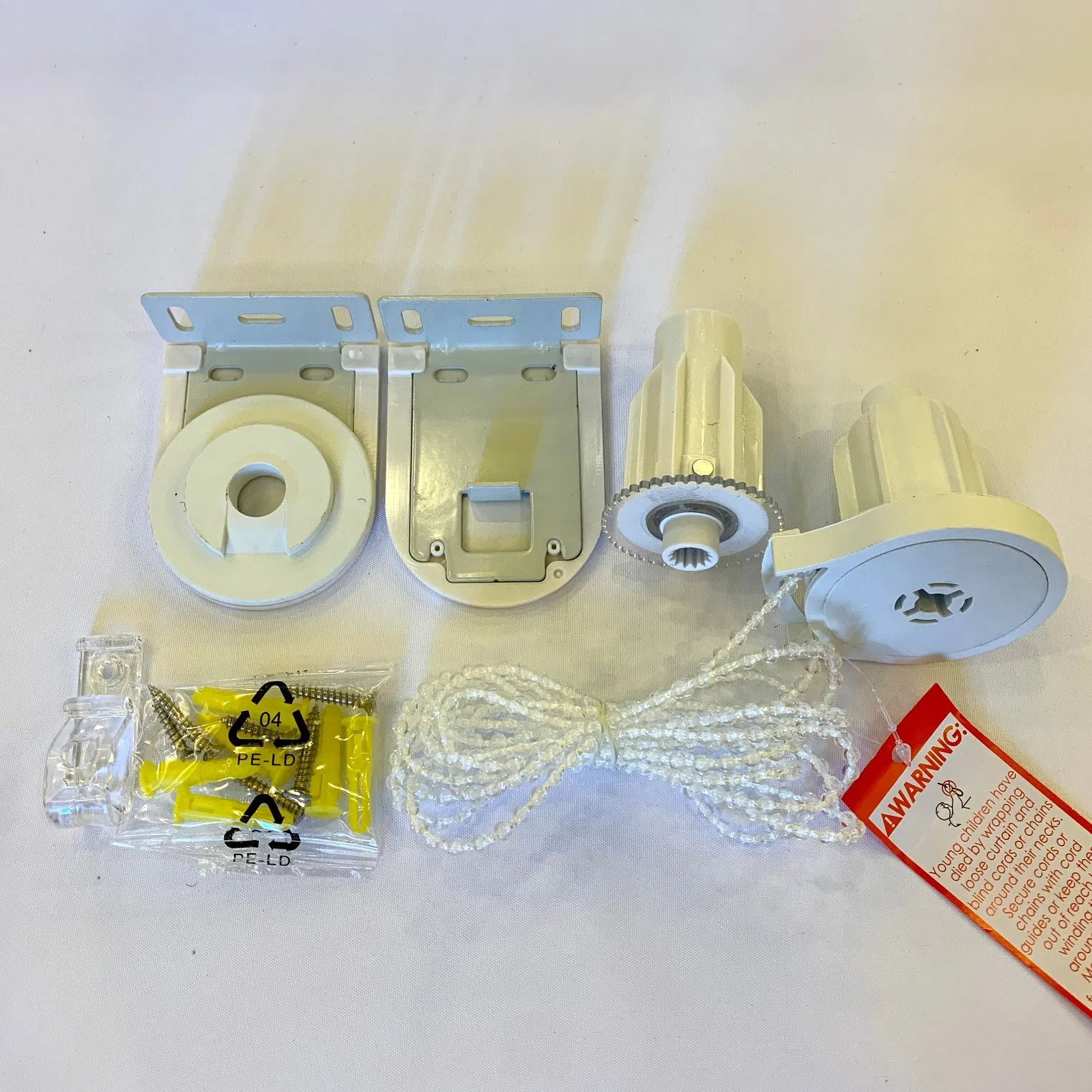 Strong Load-Bearing Capacity 38 mm Double Roller Blinds ABS Mechanism Accessories