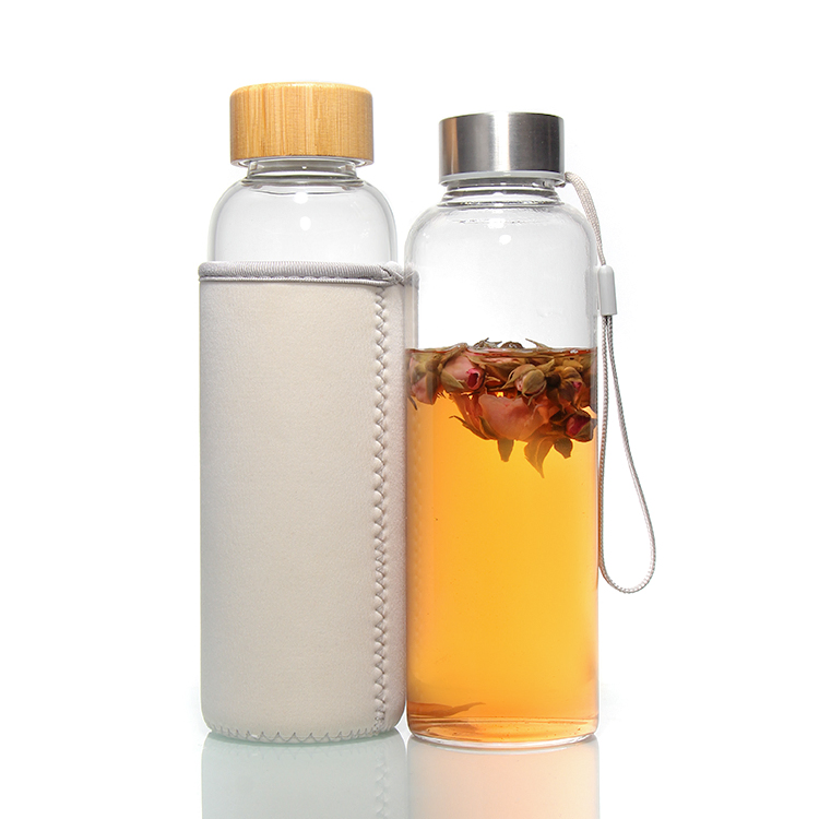 Eco-Friendly High Borosilicate Glass Bottle for Sports Use