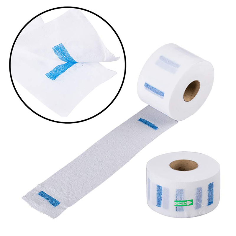 Neck Paper Hair Salon Customized Roll Neck Ruffles Neck Paper for Barber