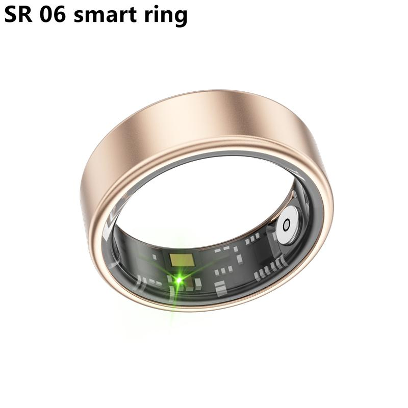 2025 Sr06tiktok Control Wearable Health Tracking Devices Android Ios Finger Man Woman Lady Girls Smart Health Ring Smart Ring