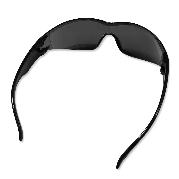 Anti UV Approved Black Tinted Goggles Safety Clear Glasses for Eye Protection