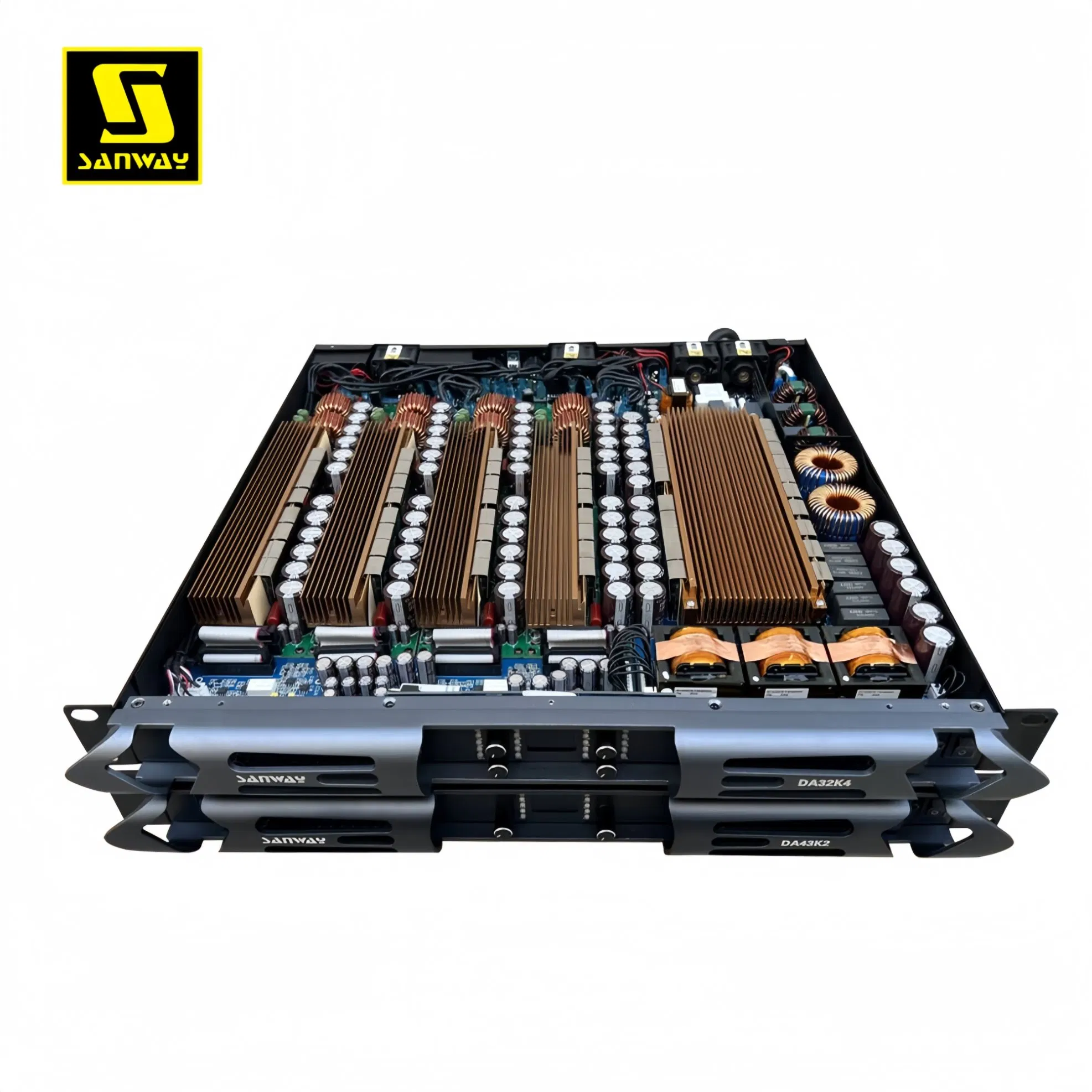 Sanway Da43K2 17200W Gallium Nitride Class D Audio Power Amplifier for Subwoofer
