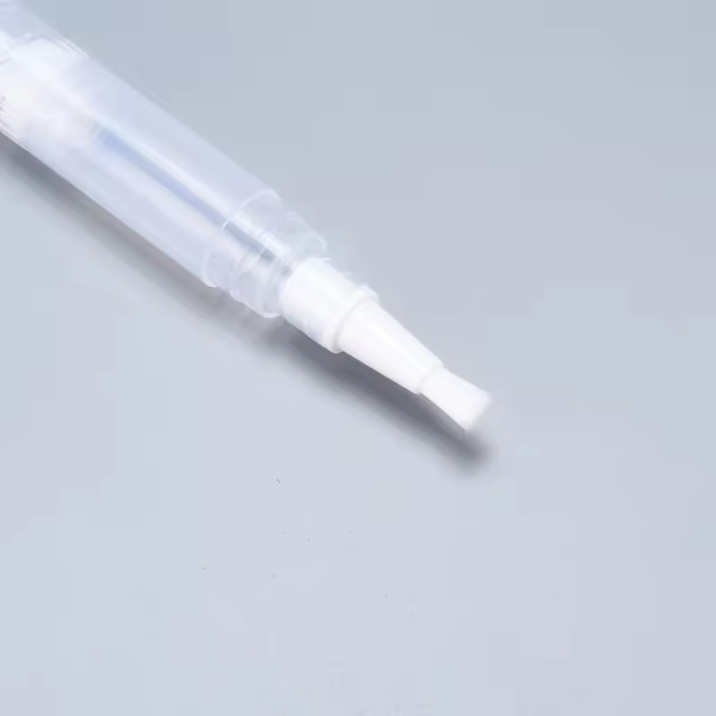 White Clear 2ml 3ml 5ml Vacuum Portable Oil Pen Bottles with Brush