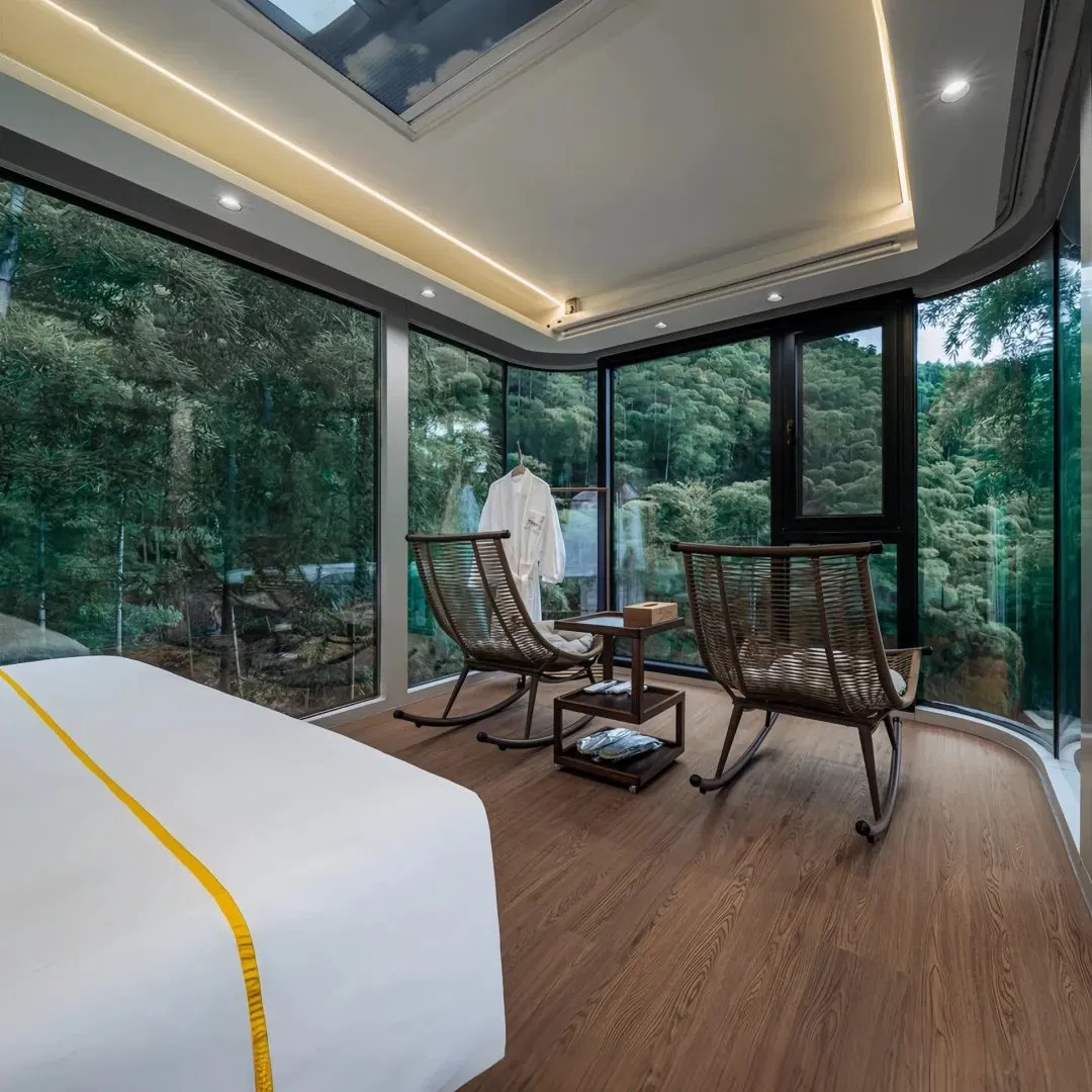 Prefabricated Apple Cabins with Insulated Shells and Modular Garden Studio House