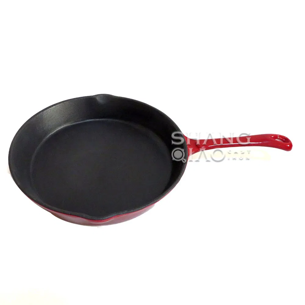 Black Quality Cast Iron Kitchen Skillet Pre-Seasoned Cast Iron Skillet Fry Pans
