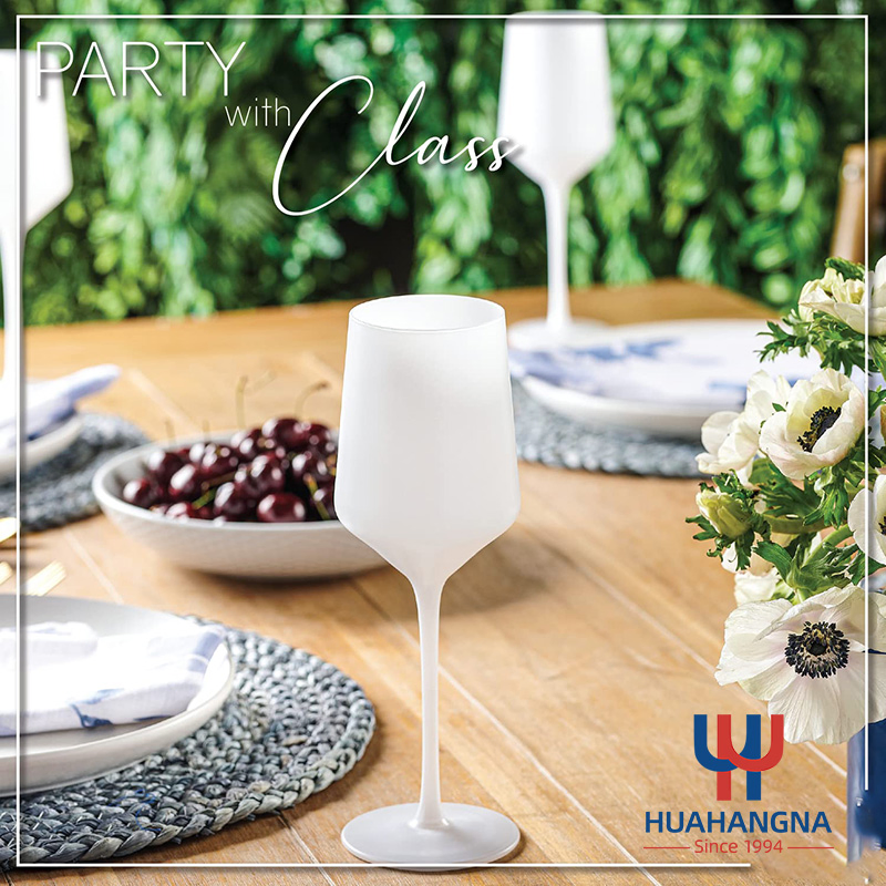 Бокал для вина 330 мл, цветной, с лазерной гравировкой