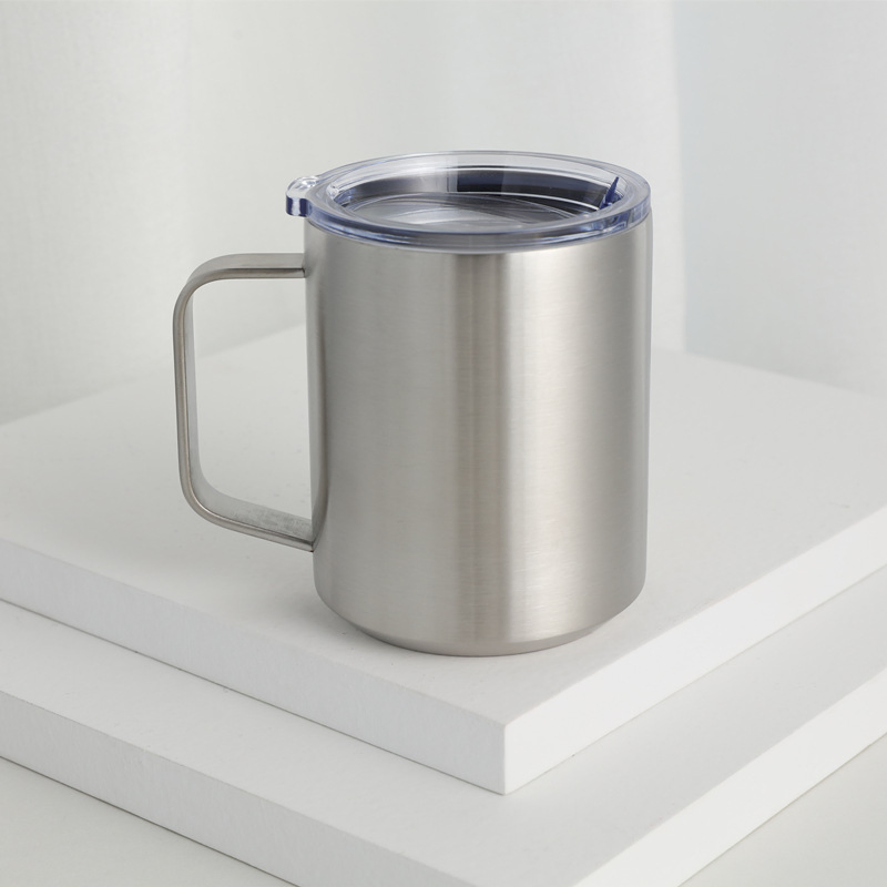 Customized Thermal Vacuum Stainless Steel Tumbler Cups Powder Coated 12oz Insulated Travel Coffee Mug