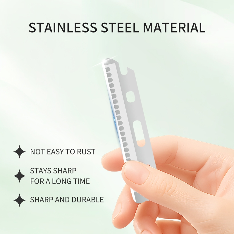 Sustainable Eyebrow Razor with Ergonomic Grip for 2025