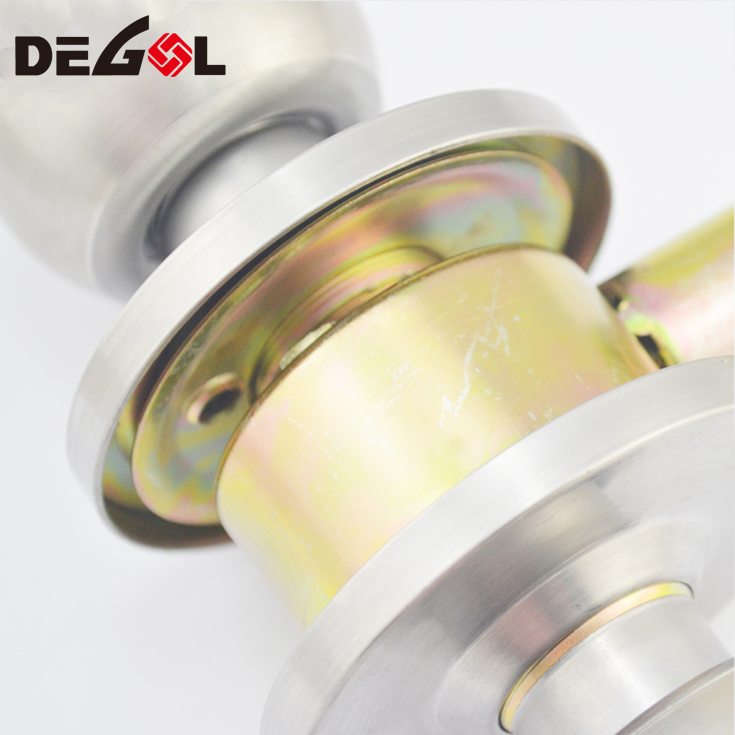 Home Door Gate Single Cylinder Deadbolt Chrome Metal Dead Bolt Door Lock