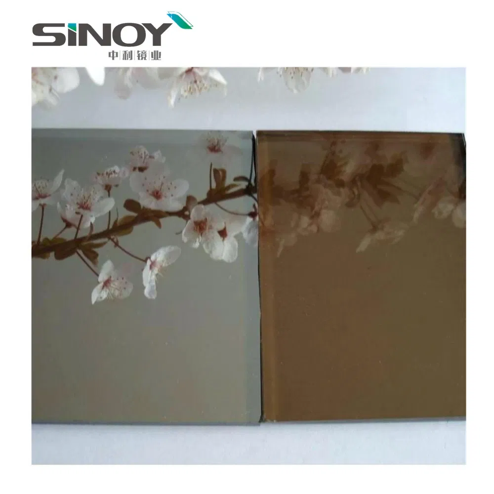 4mm 5mm 6mm Euro Bronze Silver Mirror Glass with Custom Service