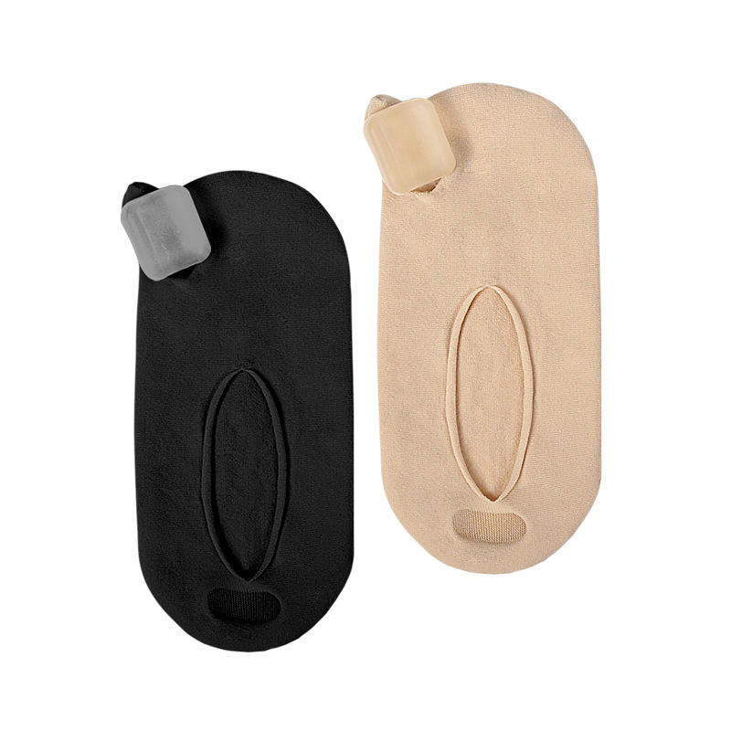 Women's Invisible Two-Toe Boat Design with Wear-Resistant Fabric Bunion Corrector Socks