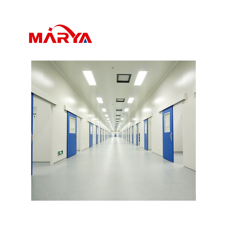 Marya Glass Emergency Eixt Door for safety in Prefabricated Cleanroom and Laboratory