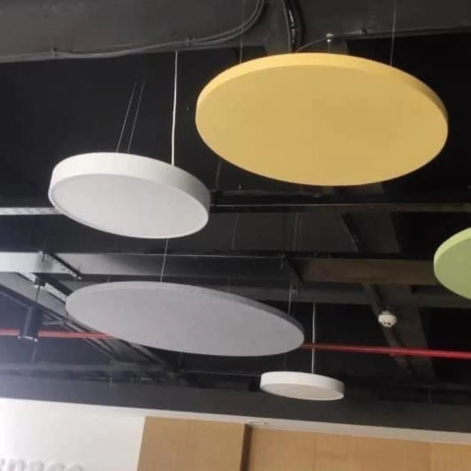 Sound-Absorbing Fire Protection Fiberglass Acoustic Panel and Soundproof Wall Panel for University Class Room