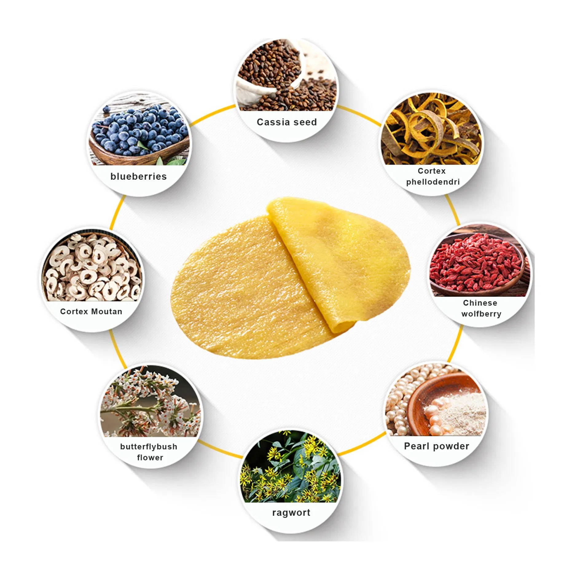 OEM Eye Bright Mask Moisturizing Circle Eye Health Patches for Kinds of Eyes Problem