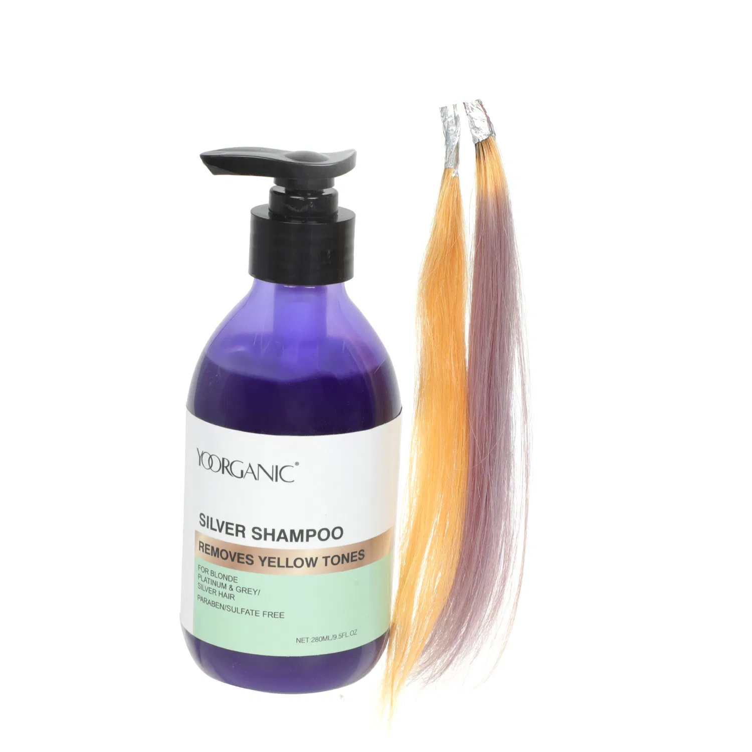Private Label Silver Shampoo for Bleached and Blonde Hair