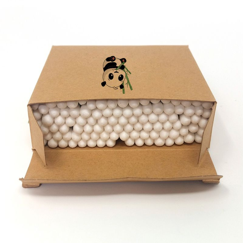 Customized 100PCS Cotton Bamboo Ear Buds Q-Tips Swabs