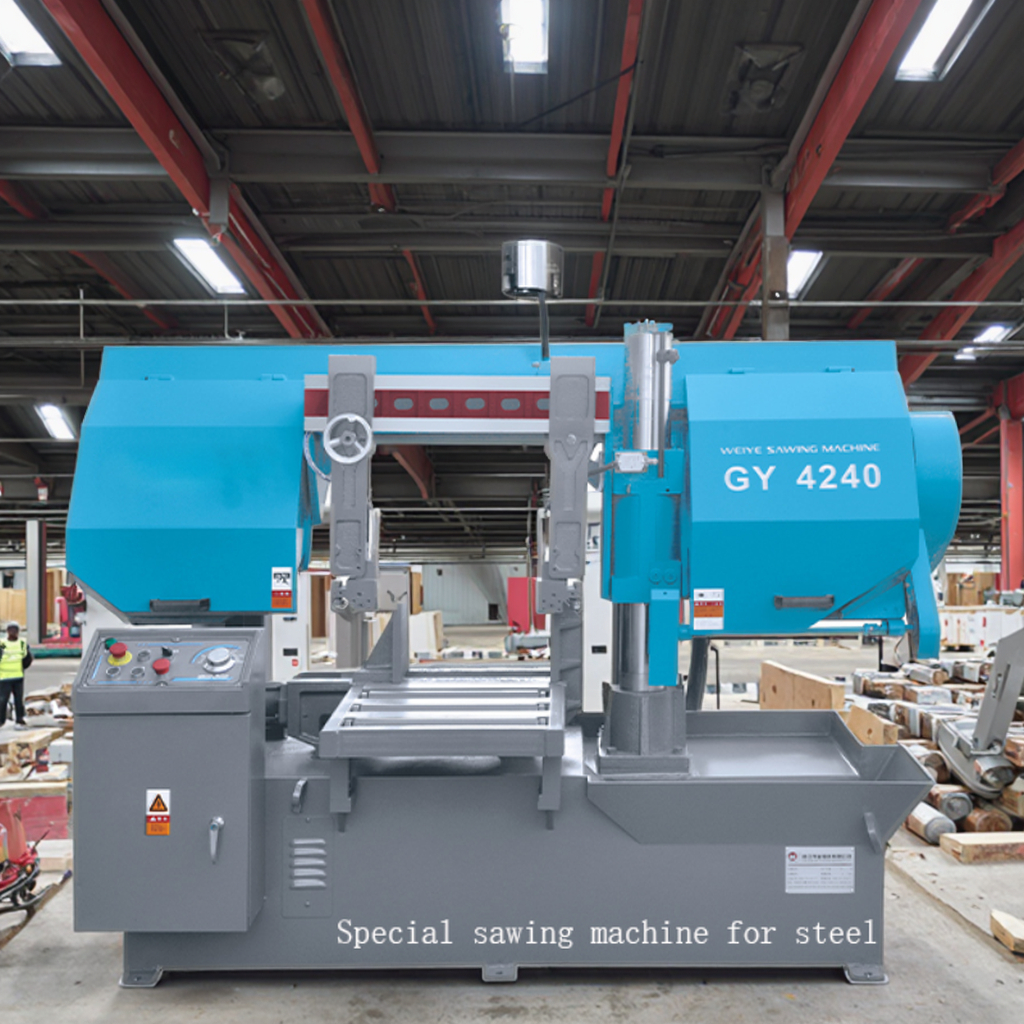 Ленточная пила по металлу автоматическая для стальных прутков