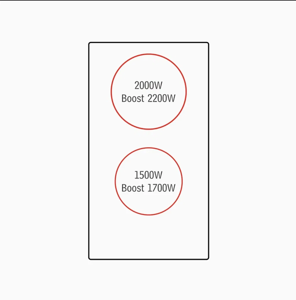 Domino Induction Cooker Electric Cooktop Vertical Type with CE