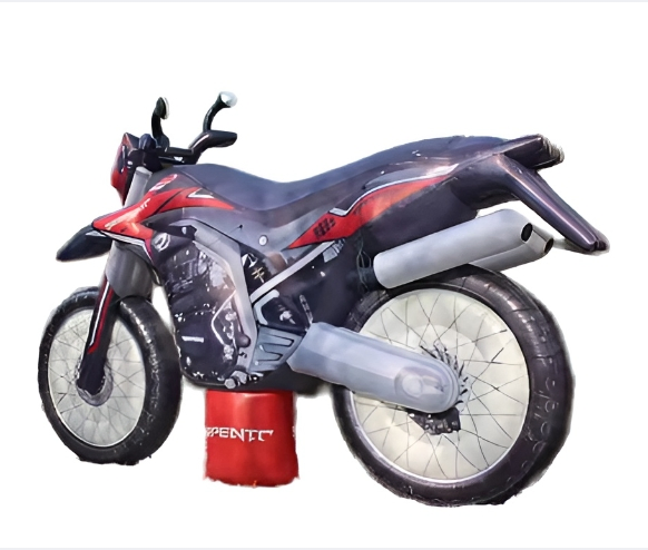 Inflatable Motorcycle for Engaging Event Displays and Promotions