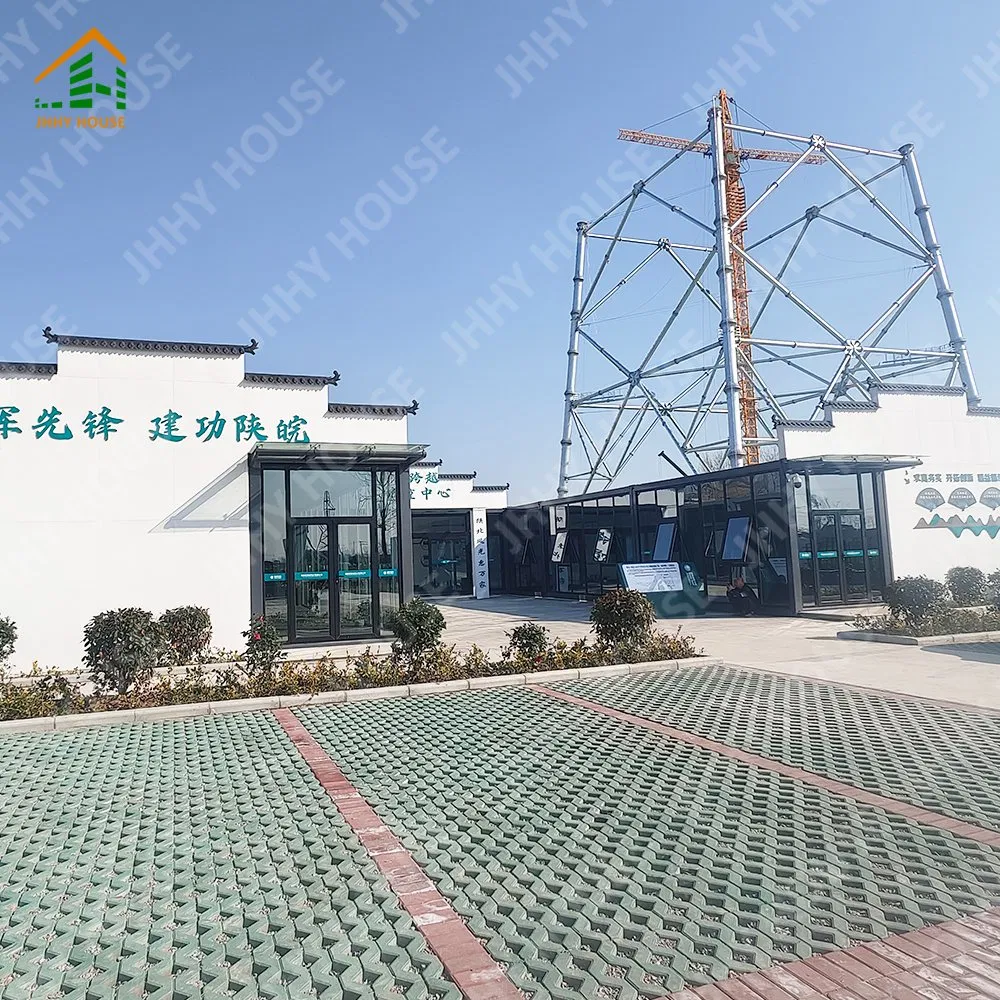 Direct Sales Flat Pack Container House State Grid Project Successful Showcase Prefab House