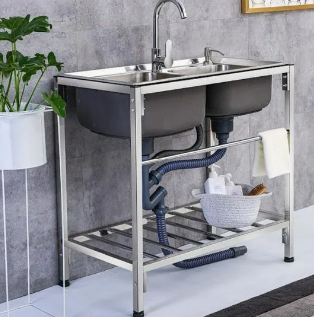 Commercially Available Customizable Sink for Washing Vegetables and Hands
