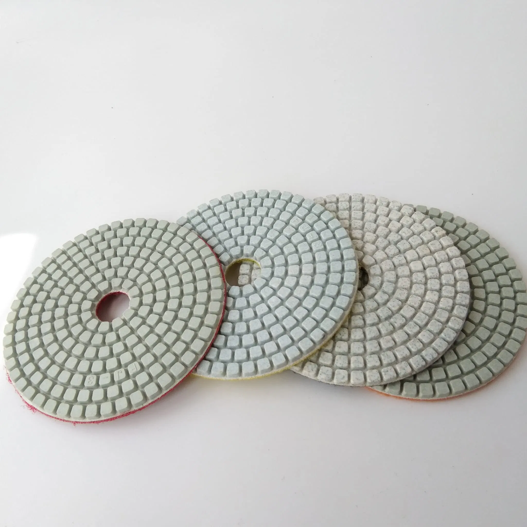 Wet Polishing Pad Diamond Flexible Pads Fixed on Air Polisher