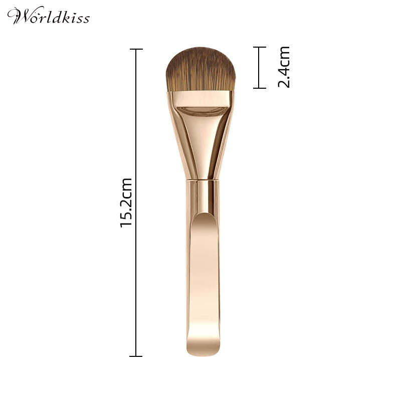 Applicator Brush Synthetic Hair Metal Handle High Quality Bristles Colorful Makeup Brush
