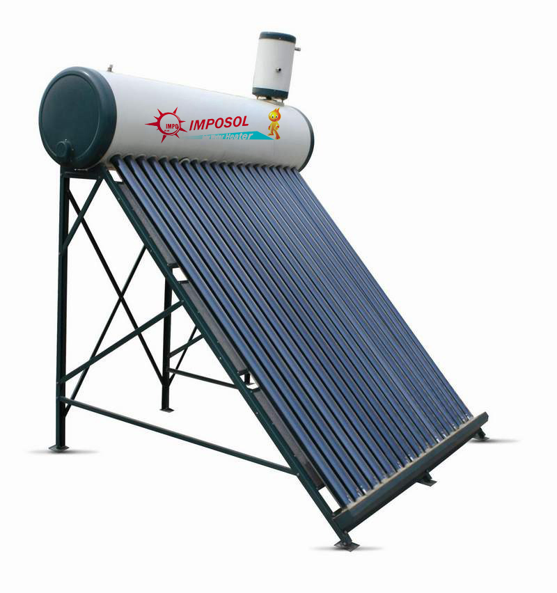 100L-300L Non-Pressure Galvanized Steel Heat Pipe Vacuum Tube Solar Energy Water Heater