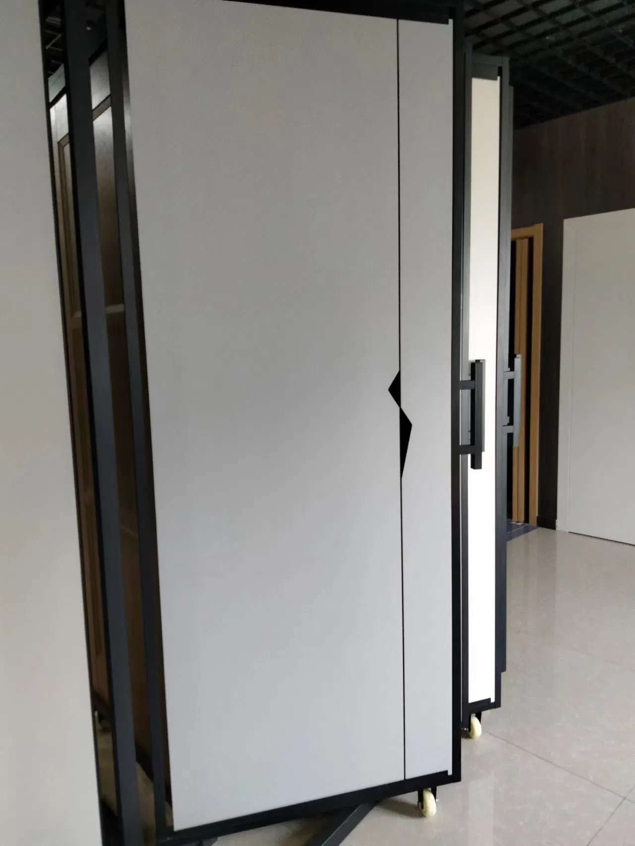 Premium Waterproof WPC Louver Door for Indoor and Outdoor Use