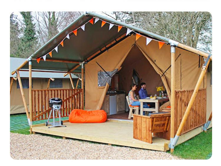High Quality Cotton Canvas Water Proof Prefab House Luxury Hotel Tent
