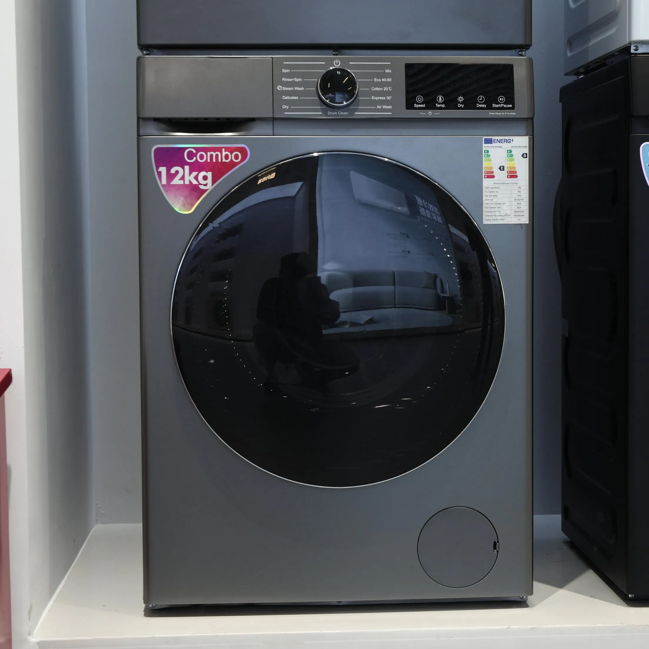 High Temperature Drying Automatic Drum Washing Machine