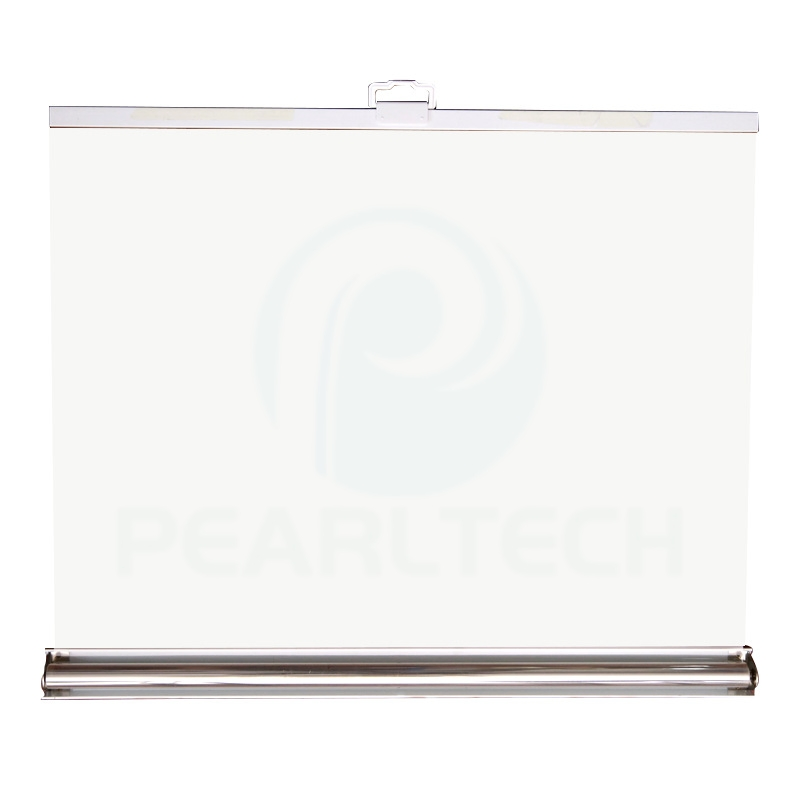 Durable Transparent Solid Decelerate Semi-Automatic Vertical Plastic Night Blind for Ice Locker